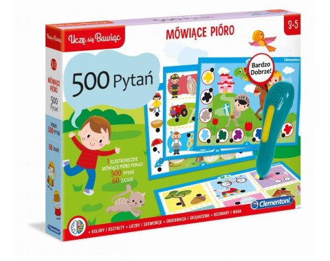 Uczę się bawiąc. Mówiące Pióro 500 pytań