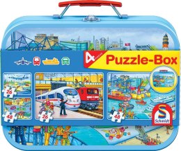 Puzzle 2x26 + 2x48 w walizce Transport G3