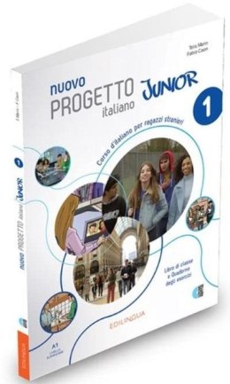 Nuovo Progetto italiano junior 1 podr.+ćw.+onlline