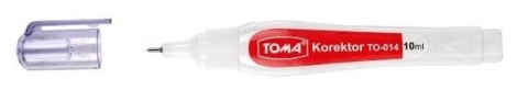 Korektor w pisaku 10ml (12szt) TOMA Korektor w pisaku 10ml (12szt) TOMA