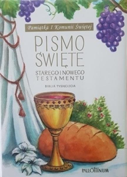 Biblia Tysiąclecia duża TW (komunia, winogrono) Biblia Tysiąclecia duża TW (komunia, winogrono)