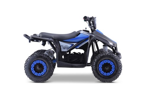 Quad HIPERFECT na akumulator Niebieski 35km/h + Silnik bezszczotkowy 1000W + Koła pompowane + Regulacja siedzenia Quad HIPERFECT na akumulator Niebieski 35km/h + Silnik bezszczotkowy 1000W + Koła pompowane + Regulacja siedzenia