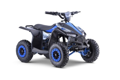 Quad HIPERFECT na akumulator Niebieski 35km/h + Silnik bezszczotkowy 1000W + Koła pompowane + Regulacja siedzenia Quad HIPERFECT na akumulator Niebieski 35km/h + Silnik bezszczotkowy 1000W + Koła pompowane + Regulacja siedzenia