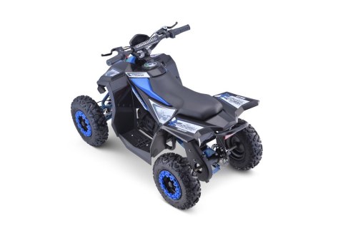 Quad HIPERFECT na akumulator Niebieski 35km/h + Silnik bezszczotkowy 1000W + Koła pompowane + Regulacja siedzenia Quad HIPERFECT na akumulator Niebieski 35km/h + Silnik bezszczotkowy 1000W + Koła pompowane + Regulacja siedzenia