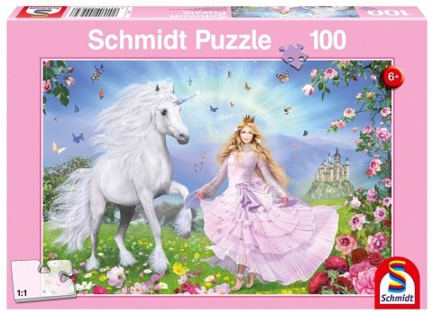 Puzzle 100 Księżniczka i jednorożec G3 Puzzle 100 Księżniczka i jednorożec G3