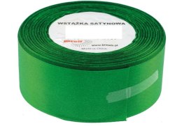 Wstążka satynowa BREWIS 50mm/32mm kolor 19 zielony