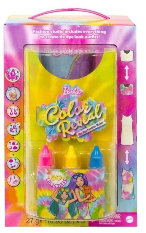 Barbie Color Reveal Tie Dye Fashion Maker Doll Barbie Color Reveal Tie Dye Fashion Maker Doll