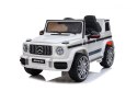 Mercedes AMG G63 dla dzieci Biały + Pilot + MP3 LED + Wolny Start + EVA + Pasy