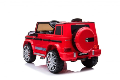 Mercedes AMG G63 dla dzieci Czerwony + Pilot