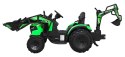 Traktor na akumulator z przyczepą 720-T Zielony