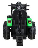 Traktor na akumulator z przyczepą 720-T Zielony