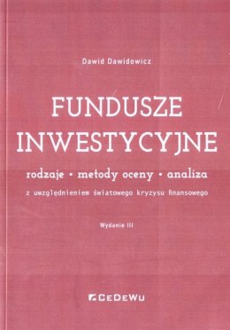 Fundusze inwestycyjne. Rodzaje, metody oceny.. w.3