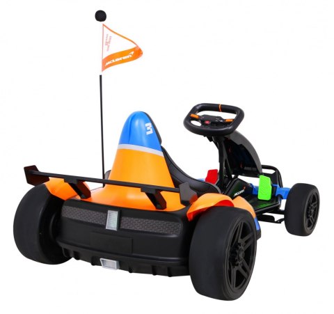 Pojazd Gokart McLaren Drift Pomarańczowy