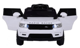 Autko Start Run na akumulator, Biały SUV + Pilot