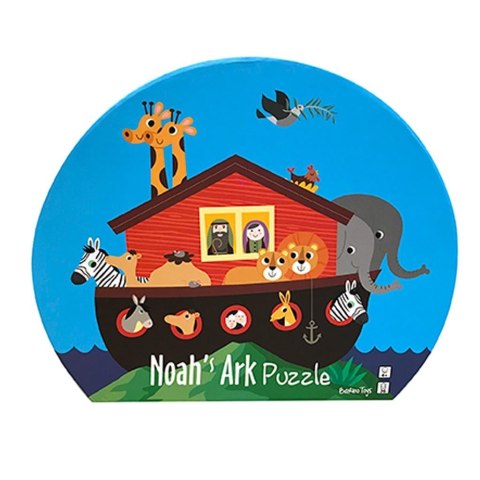 Puzzle dla dzieci w ozdobnym pudełku Arka Noego Puzzle dla dzieci w ozdobnym pudełku Arka Noego