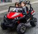 MEGA BUGGY 4X4 2x12V SPEED NEW DLA 2 DZIECI, MĘKKIE KOŁA, MIĘKKIE SIEDZENIA/S2588
