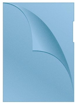Obwoluta A4 PP groszkowa niebieska (100szt)