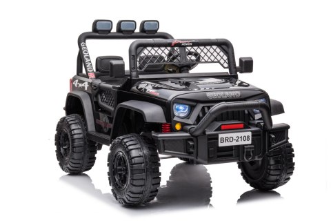 Autko terenowe Geoland Power dla 2 dzieci Czarny + Pilot + Silniki 2x200W + Bagażnik + Radio MP3 + LED Autko terenowe Geoland Power dla 2 dzieci Czarny + Pilot + Silniki 2x200W + Bagażnik + Radio MP3 + LED