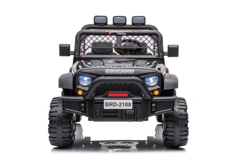 Autko terenowe Geoland Power dla 2 dzieci Czarny + Pilot + Silniki 2x200W + Bagażnik + Radio MP3 + LED Autko terenowe Geoland Power dla 2 dzieci Czarny + Pilot + Silniki 2x200W + Bagażnik + Radio MP3 + LED