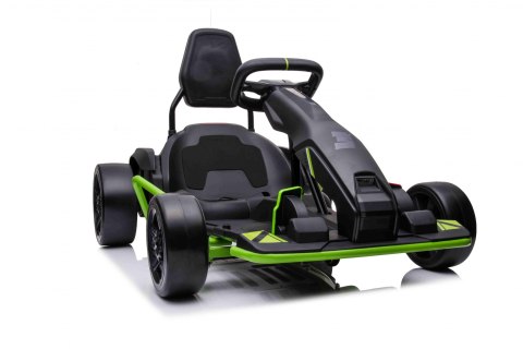 Gokart Fast 3 Drift na akumulator dla dzieci Czarny + Funkcja driftu + Silniki 2x150W + Radio LED + Pasy Gokart Fast 3 Drift na akumulator dla dzieci Czarny + Funkcja driftu + Silniki 2x150W + Radio LED + Pasy