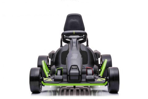 Gokart Fast 3 Drift na akumulator dla dzieci Czarny + Funkcja driftu + Silniki 2x150W + Radio LED + Pasy Gokart Fast 3 Drift na akumulator dla dzieci Czarny + Funkcja driftu + Silniki 2x150W + Radio LED + Pasy
