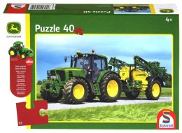 Puzzle 40 John Deere Traktor 6630 + zabawka G3