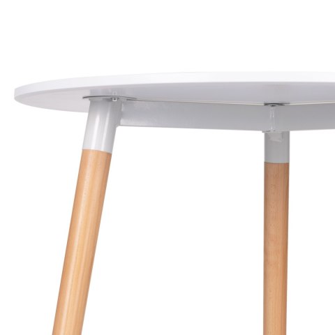 Stół stolik okrągły 80cm nowoczesny do salonu kuchni jadalni salonu ModernHome Stół stolik okrągły 80cm nowoczesny do salonu kuchni jadalni salonu ModernHome