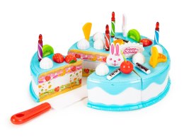 Tort do krojenia zestaw urodzinowy przyjęcie 76 elementów