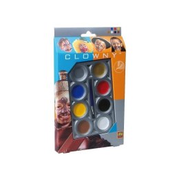 Farby do malowania twarzy Clowny 8 kolorów