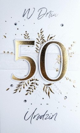 Karnet Urodziny 50