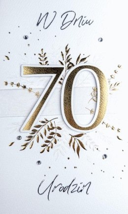 Karnet Urodziny 70