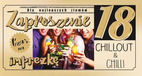 Zaproszenie Urodziny 18 (10szt) Zaproszenie Urodziny 18 (10szt)