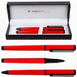 Pióro kulkowe + długopis Kudu BR czerwony