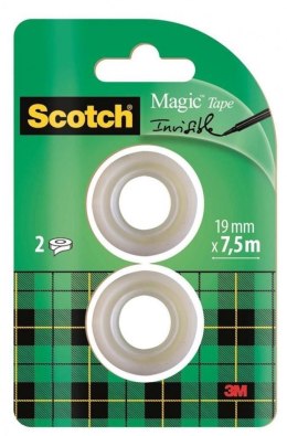 Taśma biurowa Scotch Magic 19mm (2szt)