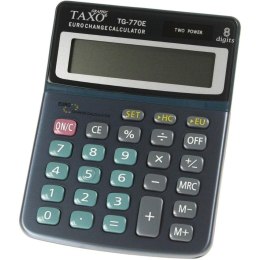 Kalkulator na biurko 8-pozycyjny grafitowy