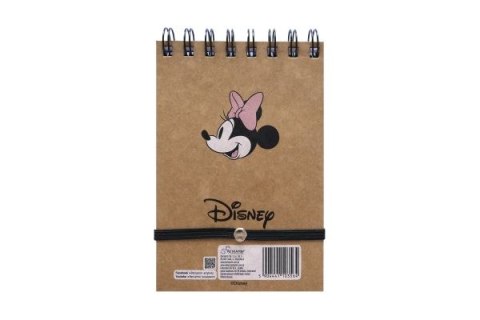 KOŁONOTES A6/96k. Kratka ZAMYKANY NA GUMKĘ / MINNIE MOUSE KRAFT LINER KOŁONOTES A6/96k. Kratka ZAMYKANY NA GUMKĘ / MINNIE MOUSE KRAFT LINER