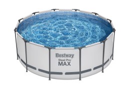 Bestway 56420 Basen stelażowy Steel Pro Max okrągły z pompą filtracyjną i drabinką 3.66m x 1.22m