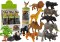 Zestaw 12 Figurek Dzikie Zwierzęta Afryka Akcesoria W Tubie
