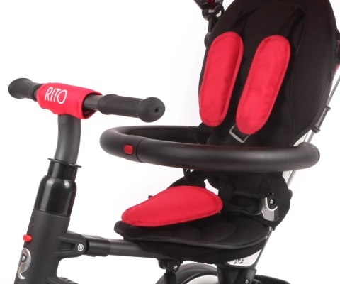Qplay Rowerek Trójkołowy Rito Rubber Red Qplay Rowerek Trójkołowy Rito Rubber Red