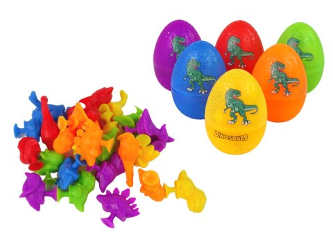 Jajka Dinozaurów Figurki Gumowe Przyssawki Jajka Dinozaurów Figurki Gumowe Przyssawki