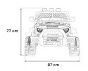 Terenowy Jeep na akumulator Geoland Power Czarny