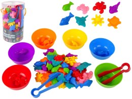 Zabawka Do Sortowania Kolorów Zwierzęta Morskie 56 Elementów