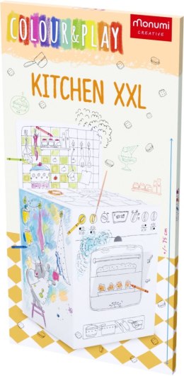 "Kuchnia" przestrzenna kolorowanka XXL dla dzieci