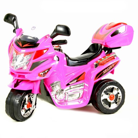 Motor na akumulator dla dzieci kufer LED MOTO-S-2-RÓŻOWY Motor na akumulator dla dzieci kufer LED MOTO-S-2-RÓŻOWY