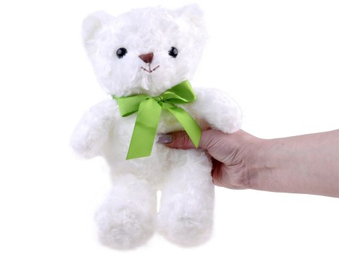 Pluszowy biały Miś niedźwiadek Pluszak 30cm ZA4455 Pluszowy biały Miś niedźwiadek Pluszak 30cm ZA4455