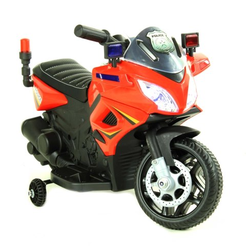 Motor na akumulator dla dzieci świecący kogut SKÓRA MOTO-SX-6-CZERWONY Motor na akumulator dla dzieci świecący kogut SKÓRA MOTO-SX-6-CZERWONY