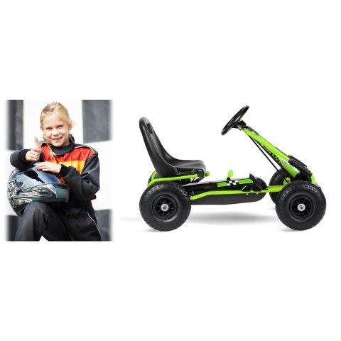 Gokart dziecięcy na pedały RK-594 zielony Gokart dziecięcy na pedały RK-594 zielony