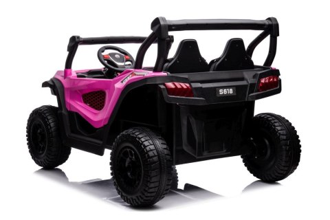 Auto Na Akumulator S618 Różowe 4x4 Auto Na Akumulator S618 Różowe 4x4