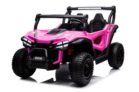 Auto Na Akumulator S618 Różowe 4x4 Auto Na Akumulator S618 Różowe 4x4