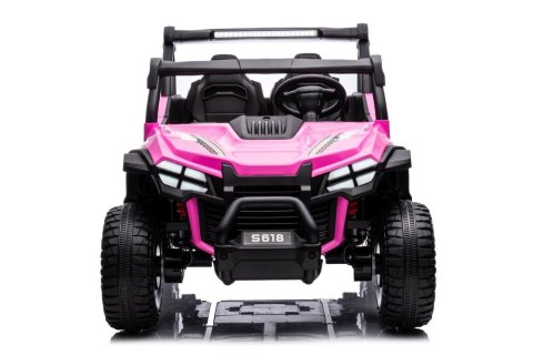 Auto Na Akumulator S618 Różowe 4x4 Auto Na Akumulator S618 Różowe 4x4